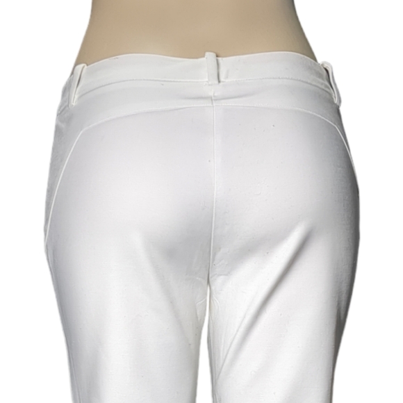 Calvin Klein White Ankle Pants Size 4 - Picture 6 of 14
